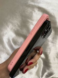 IPhone 12 Pro Cover Pink And Black Combo