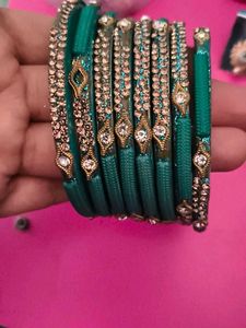 Green & Gold Bangles