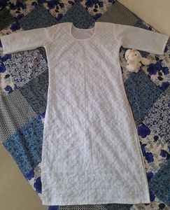 White Kurti