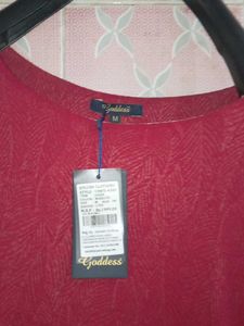 Burgundy Bell Sleeve Dress