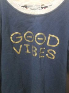Good Vibes Blue Sweatshirt