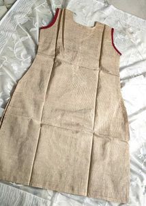 Mirror Work Khadi Cotton Kurti