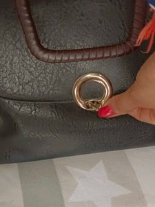 Elegant Black Top Handle Bag