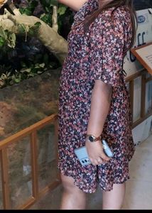 Floral Print Casual Dress