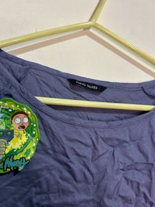 Elegant Blue Tunic Top