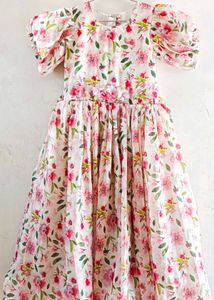 Premium Floral Girls Party Dress | Designer Style