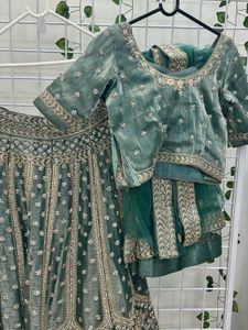 Green Lehenga Choli Set