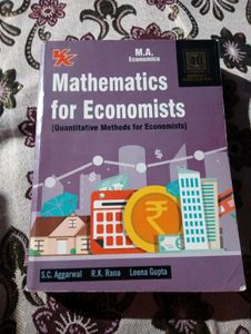 Mathematics for Economists Textbook