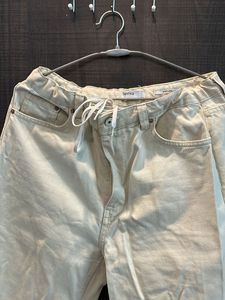 Bershka Ripped Wide Leg Jeans
