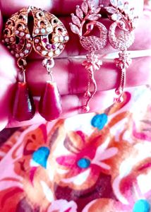 Peacock Drop Earrings