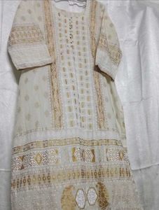 elegant printed Pakistani kurti