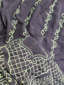 Embroidered Purple Anarkali Dress