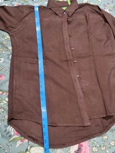 Brown Shirt Top