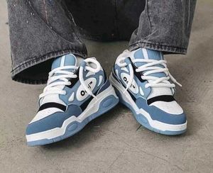 Stylish Blue &amp; White Sneakers