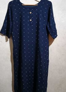 Simple Side Cut Straight Kurtha