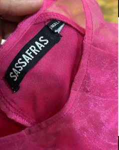 ✨ Pink Shimmery Mini Dress