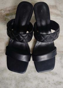 Black Heeled Sandals