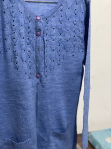NEW🔥Blue Knit Cardigan