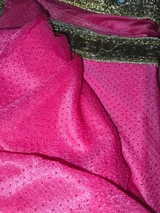 Elegant Pink Saree