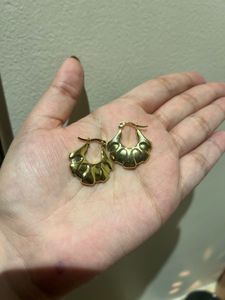 Anti tarnish Gold Hoop Earrings