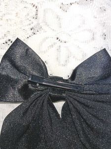 Satin Bow Hair Clips