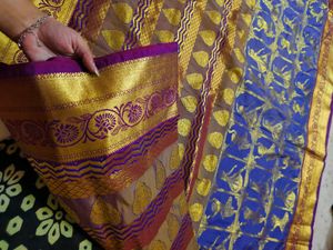 Kanjivaram Silk Saree With Blouse 🔥