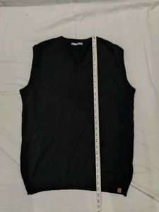 Ether Black Sweater Vest