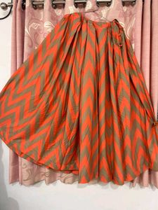 Chevron Maxi Skirt