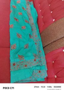 Elegant Green Saree