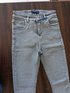 Gray Denim Jeans