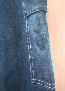 Vintage denim cargo jeans