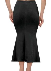 Black Saree Skirt Flared
