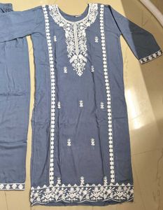 Elegant Embroidered Kurta