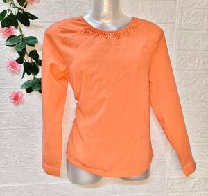 SizeS/M 🎁Buy 2 Get 1 Free 🎁Beaded Peach Top