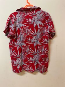 Red Floral Shirt