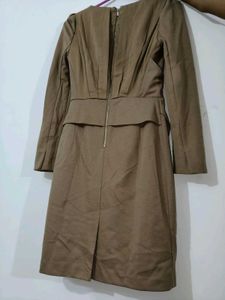 Elegant Brown Dress