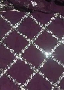 Elegant Maroon Embroidered Suit