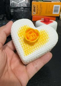 Red Heart Shaped Trinket Box 3d printed