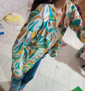 Colorful Print Top