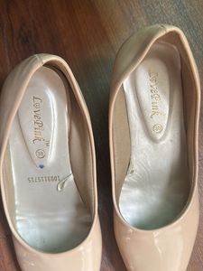 Elegant Beige Heels office or casual wear