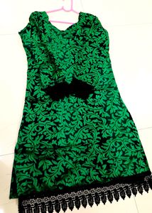 🖤Brasso Work Eligant Kurti(Stitched)