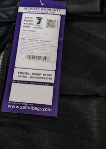 Safari 35L Laptop Bag New With Tag