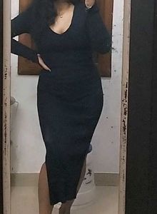Elegant Black Bodycon Dress