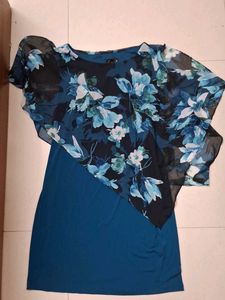 Floral Teal Dress
