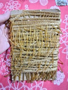 Gold Beaded Trim (Lehas) (15 Meter)