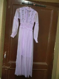 Women Netted Dress With Inner Party