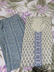 Cotton Comfort Kurta Pant Set