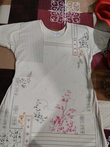 Vintage Floral Print Top