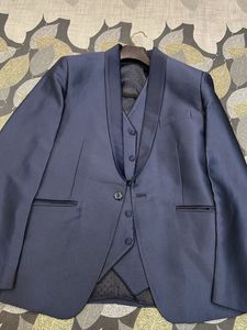 Navy Shawl Lapel 4 Piece Suit