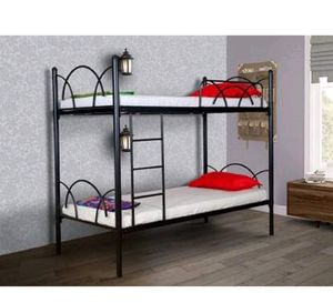 Swing Metal Bunk Bed Heavy Duty Frame Purple